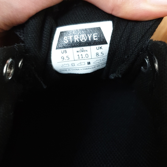 Starye men's lace up skate shoes black sz 9.5 - Picture 16 of 17